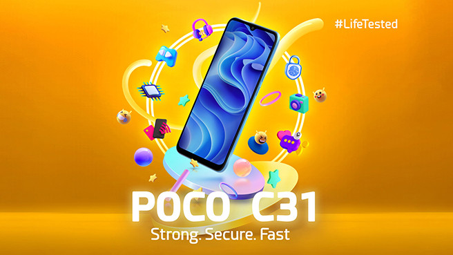 Представлен бюджетный смартфон Poco C31 с тремя камерами и батареей на 5 000 мАч фото