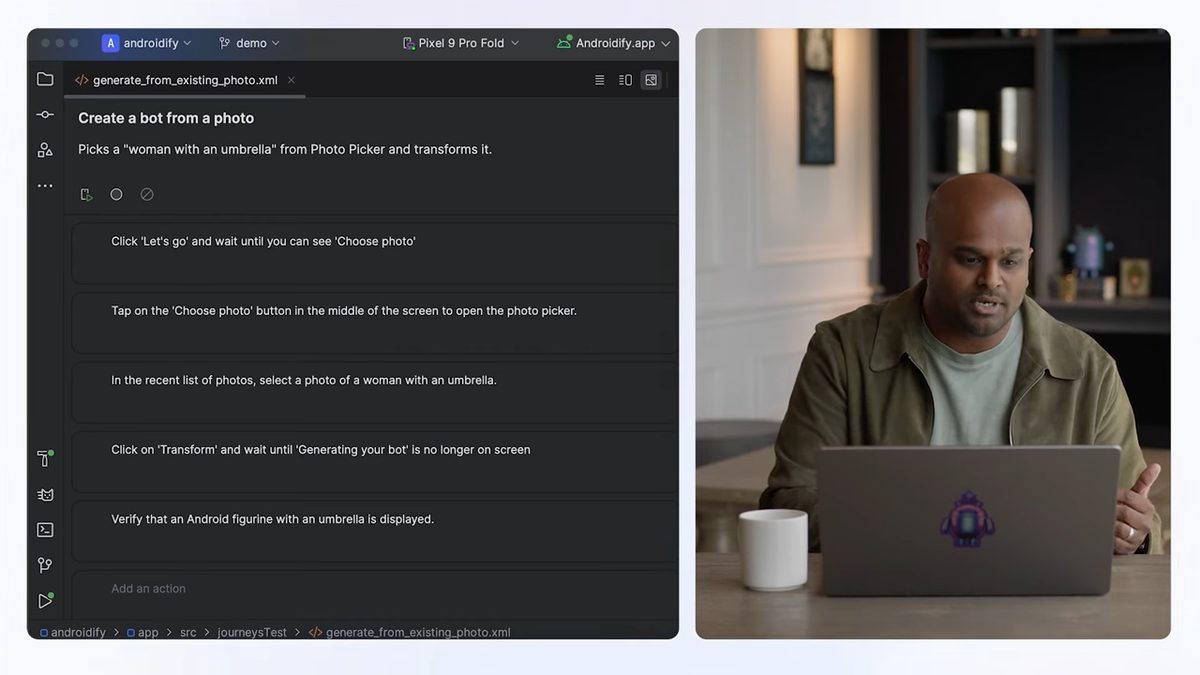 Android Studio: ИИ-тестирование и умная диагностика